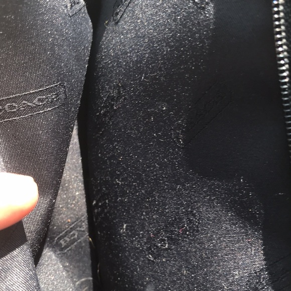 nylon and leather cross body bag - Picture 2 of 6